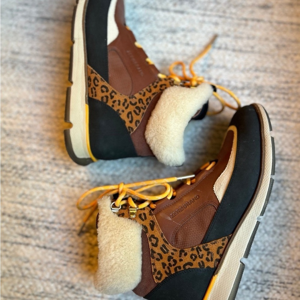 Cole Haan 4 Zerogrand Leather Hiker Water Resistant Women’s Boots - Picture 6 of 12
